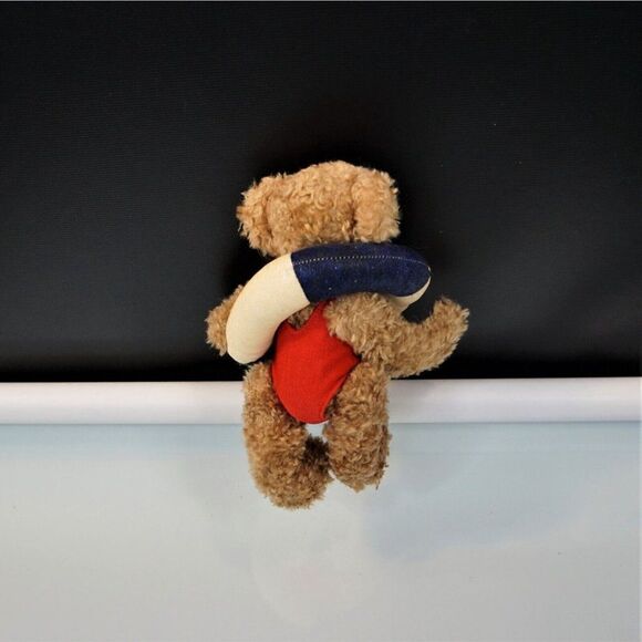 Ty Beanie Babies Allura Bear Swim Ring Retired Plush Toy 1993 Attic Treasures - Picture 6 of 10